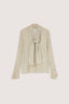 Camicia con stampa e sciarpina al collo 5