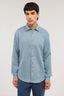 Camicia regular fit in lino 1