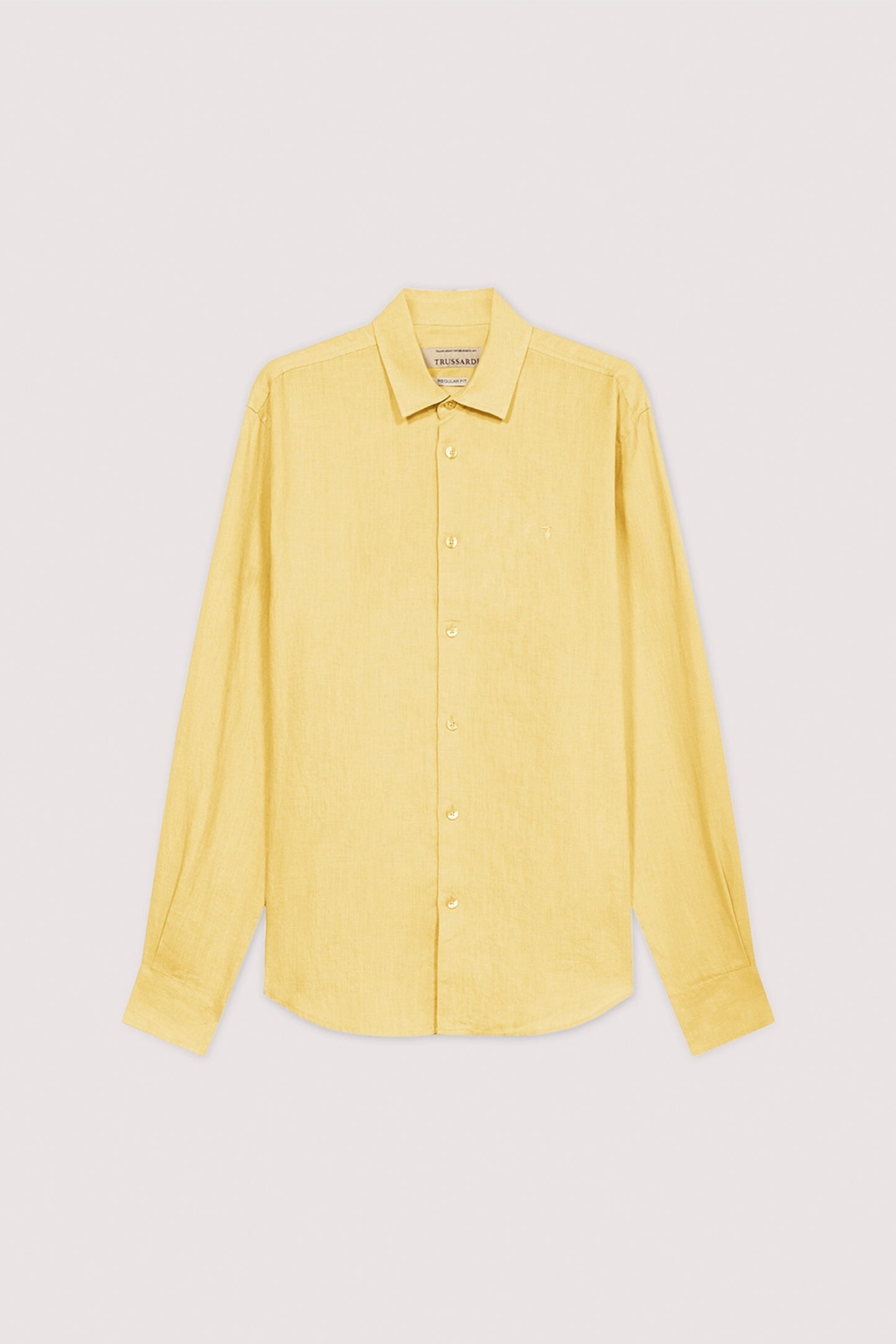 Camicia regular fit in lino 5|b52c483c99956efa98d81d0db6f5a07055c5c9dc9a664120e1fcbc295f893490