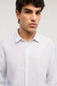 Camicia regular fit in lino a righe 3