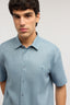 Camicia a maniche corte in lino  3