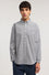 Close-fit cotton gingham shirt