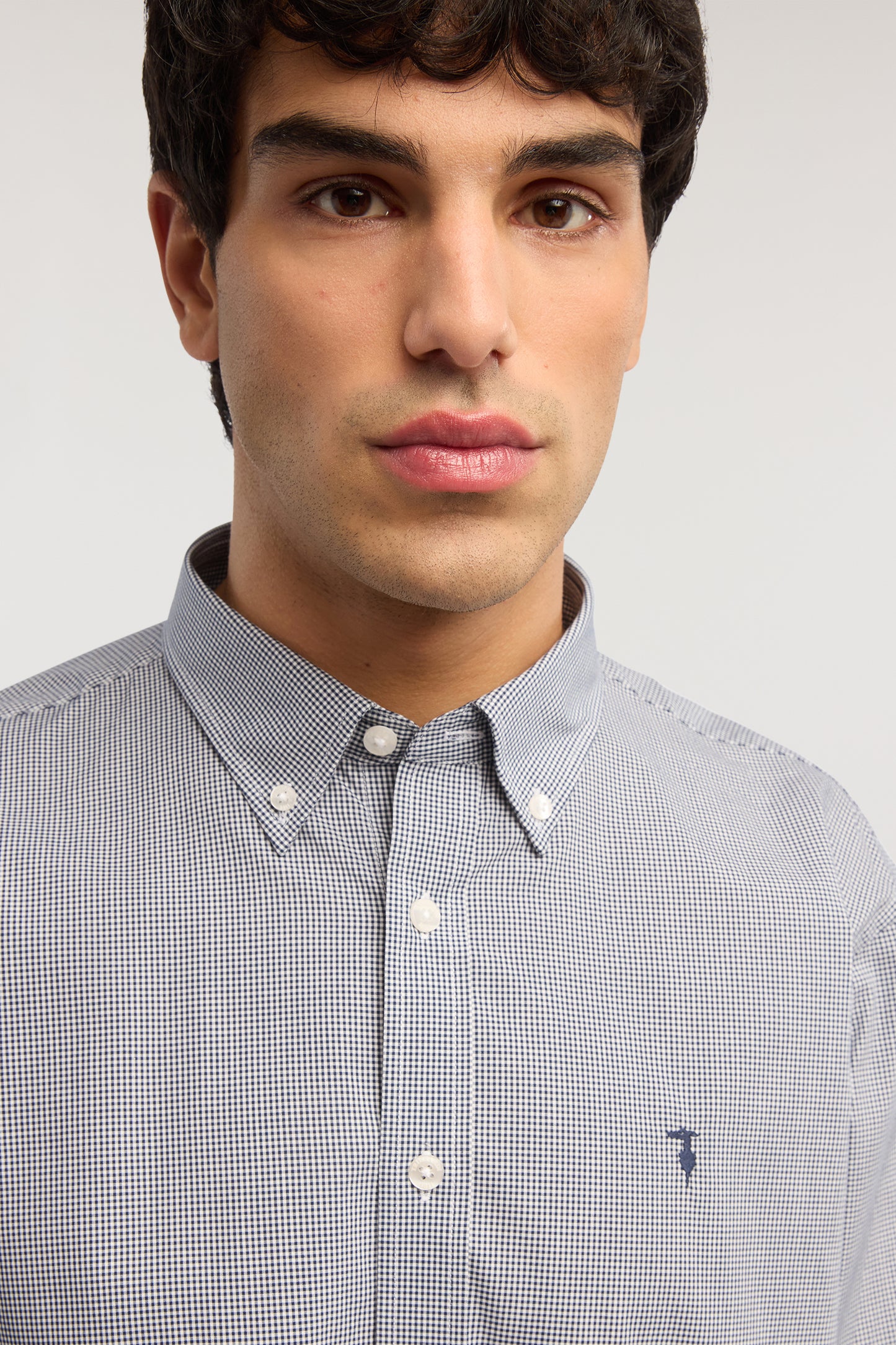 Camicia close fit in cotone vichy 3|c7914e17fd239efa5adf750546dccdcf84378bd1ccf8210279ef673b7313641a