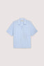 Camicia bowling in lino a righe 5