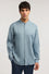 Shirt with Korean collar in linen