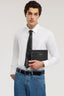 Camicia slim fit in cotone lavorato elasticizzato 4