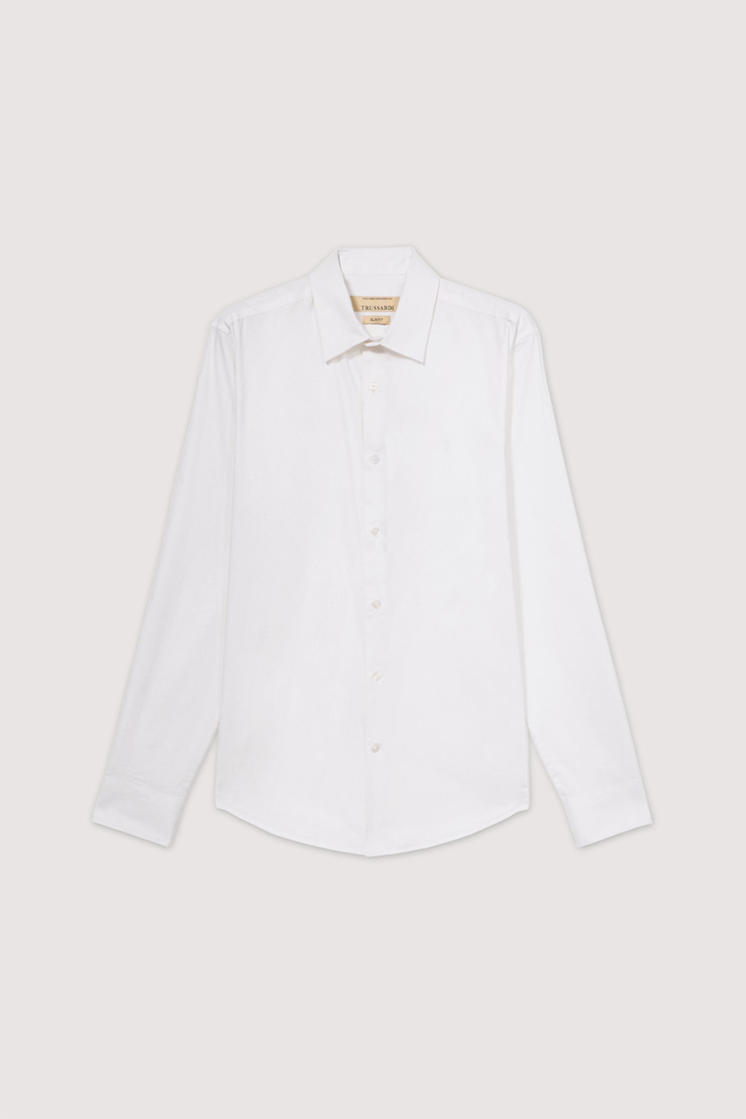 Camicia slim fit in cotone lavorato elasticizzato 5|4543cf63a40b3485797d24a8307d78093ad57a2c8f3528e3e3eb079fec716168