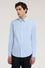 Slim Fit Hemd aus strukturiertem Stretch Baumwollstoff