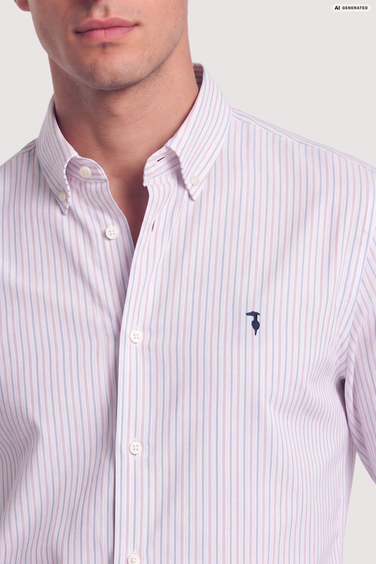 Camicia button down regular fit in cotone 3|2b298e37ded8d48ff420fef28315fe33bf689ef9cf5ff184e7c42d913ee32d79