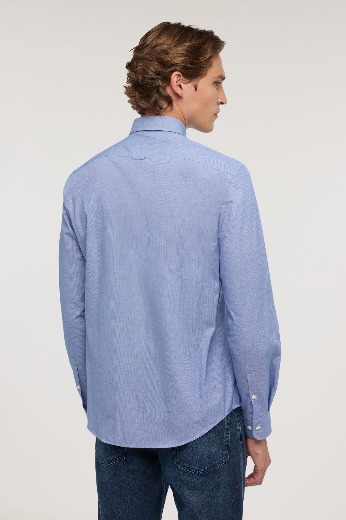 Camicia regular fit in cotone 3|523d6e9e65df49b7671db8fb126471fafeeaa694c64c975315d4ce6aaa418717