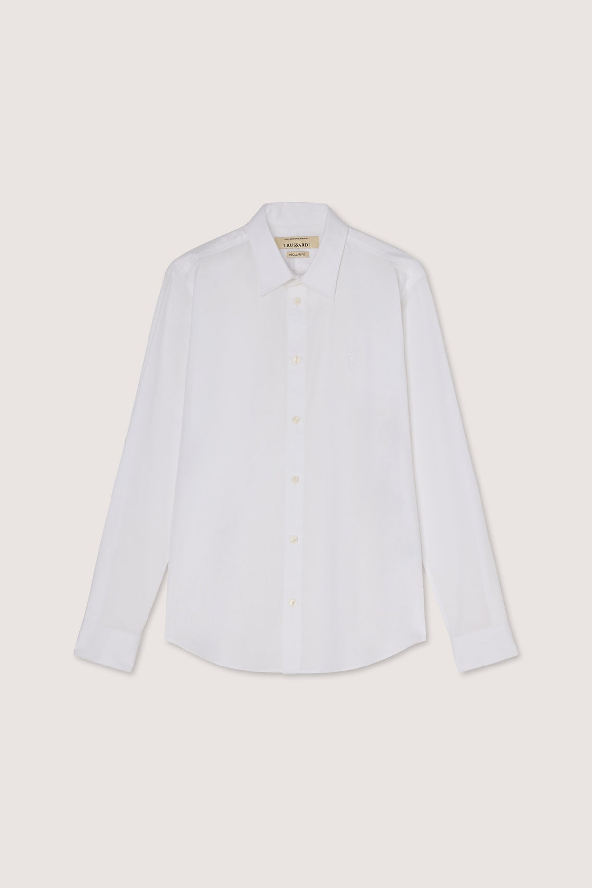 Camicia regular fit in popeline di cotone 5|f8b48bb6297b6e24225646386fd2f82a408bb76adf2253e2859dac2e71497946