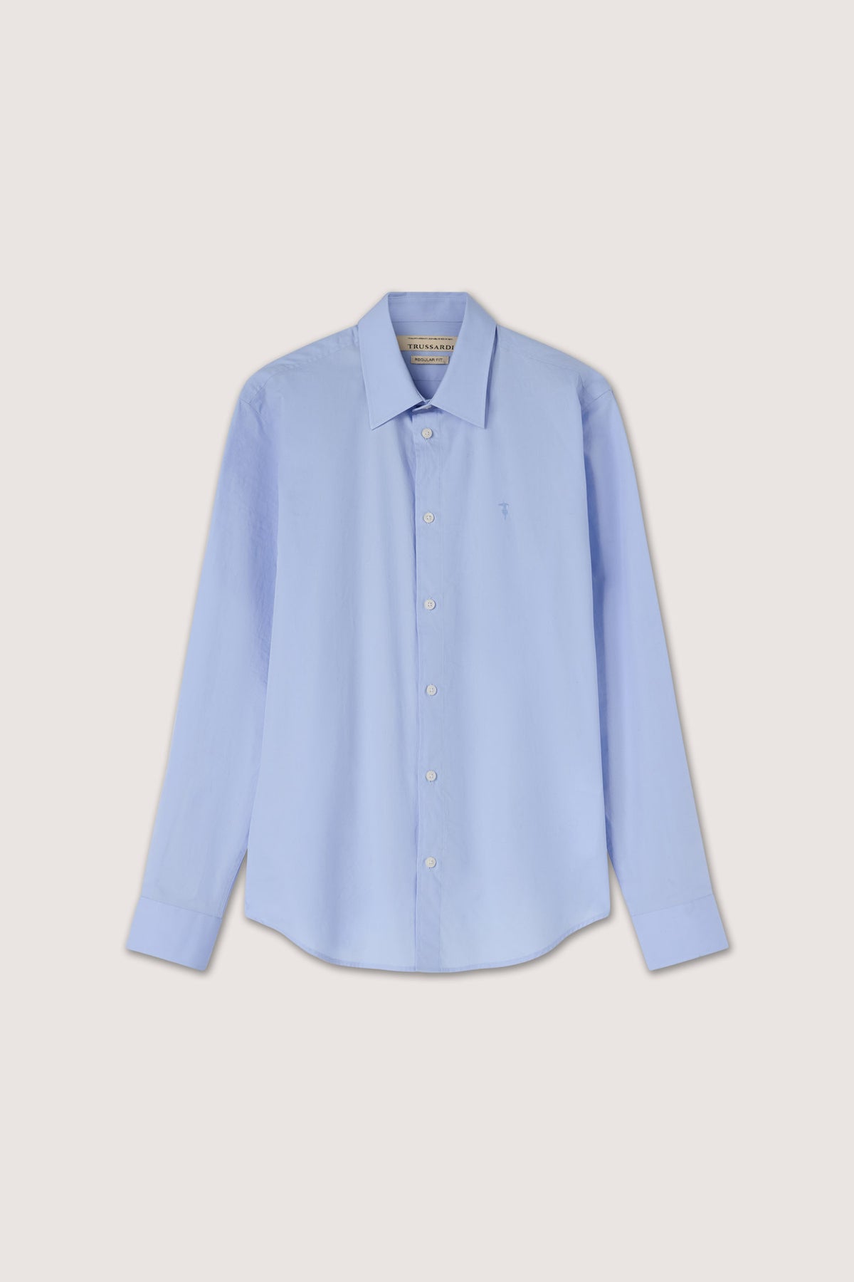 Camicia regular fit in popeline di cotone 5|0fa1e3a6528d783b5c36d91e81534438b17c80e9e8af5850aec9e65fd850a514