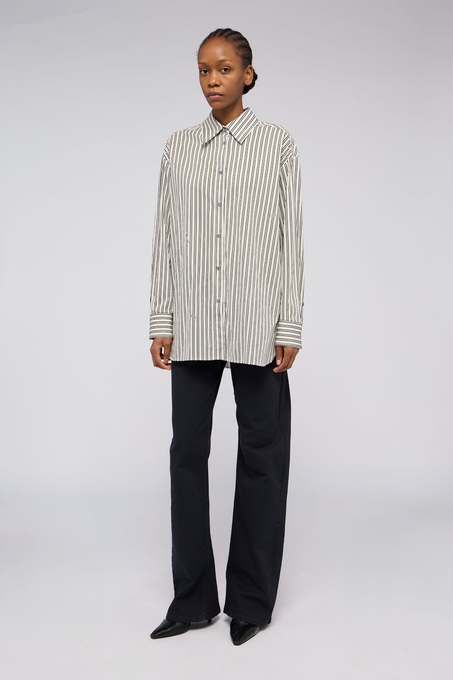 Camicia over in popeline a righe Legacy 1|83ceac3baad6ba52619601fd10b03b35fc61f58696b684587af63d4016c5b8a8