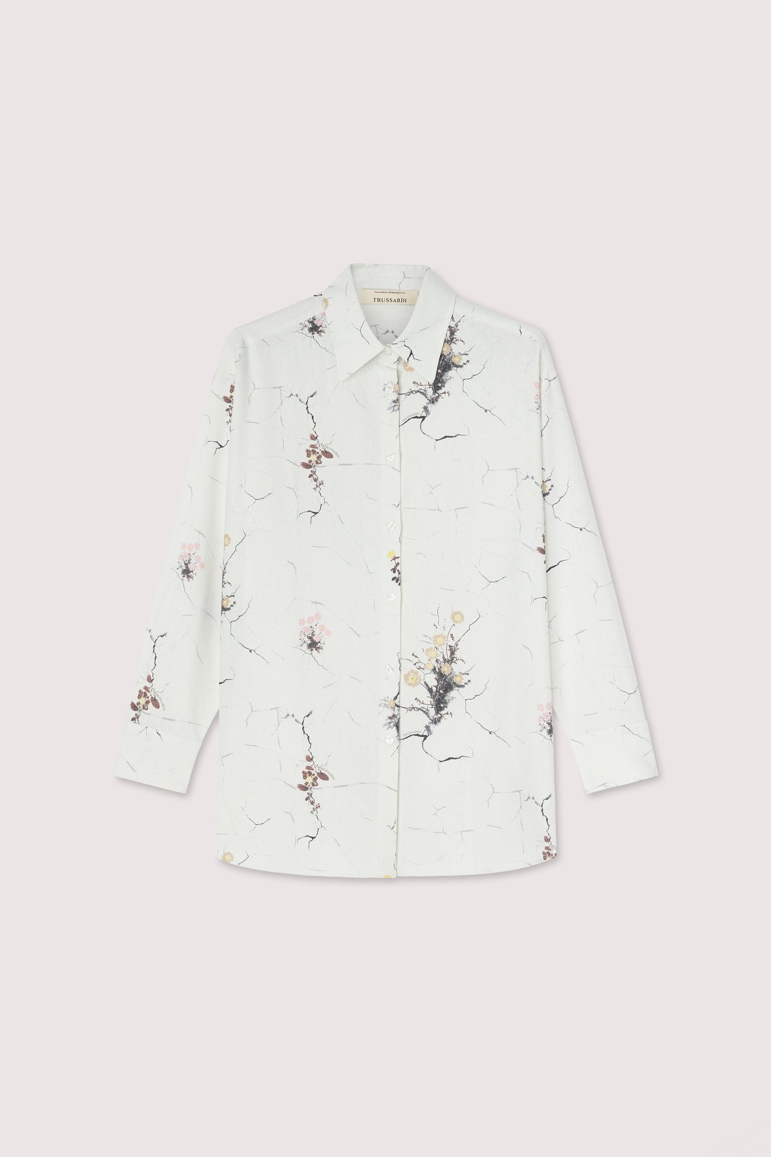 Camicia Regular Fit con stampa Urban Jungle in Lino e Viscosa 1|1087094343ae06e6cb199861f784c7a4e0c3cb7029d360d37586b3536b8ff072