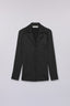 Camicia slim fit in raso con revers 1