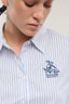 Camicia over in popeline a righe 3
