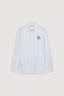 Camicia over in popeline a righe 5