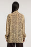 Camicia regular fit in crêpe con stampa 4