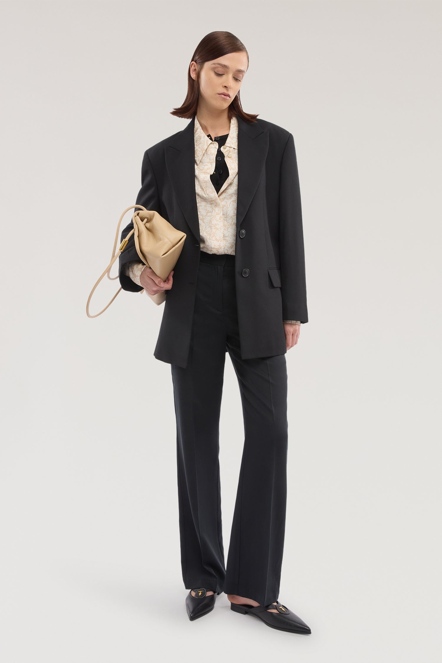 Camicia con stampa in twill di viscosa 4|51ce5b9d693145d5c558c592b08f8cd06ef7e461a54176a255d4dc202e4eb9a9