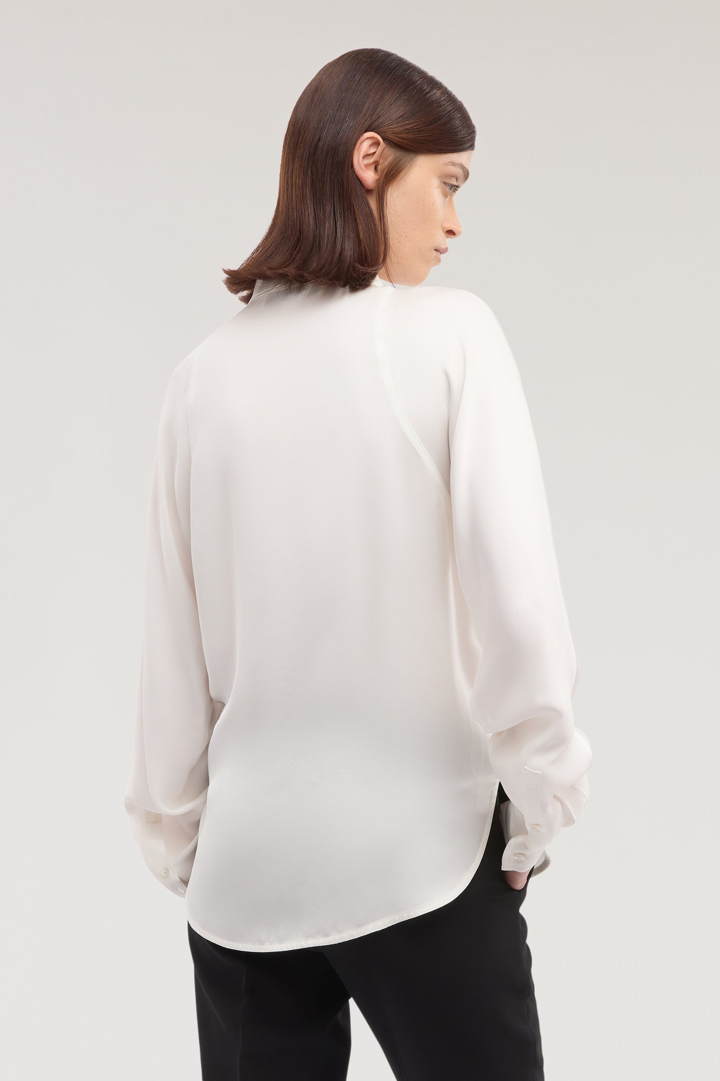 Camicia in twill di viscosa 2|3c3dbe4121102c942bfb7b86978c413ed36edcf9d0d4fc50d7ab5e0f405e0c59