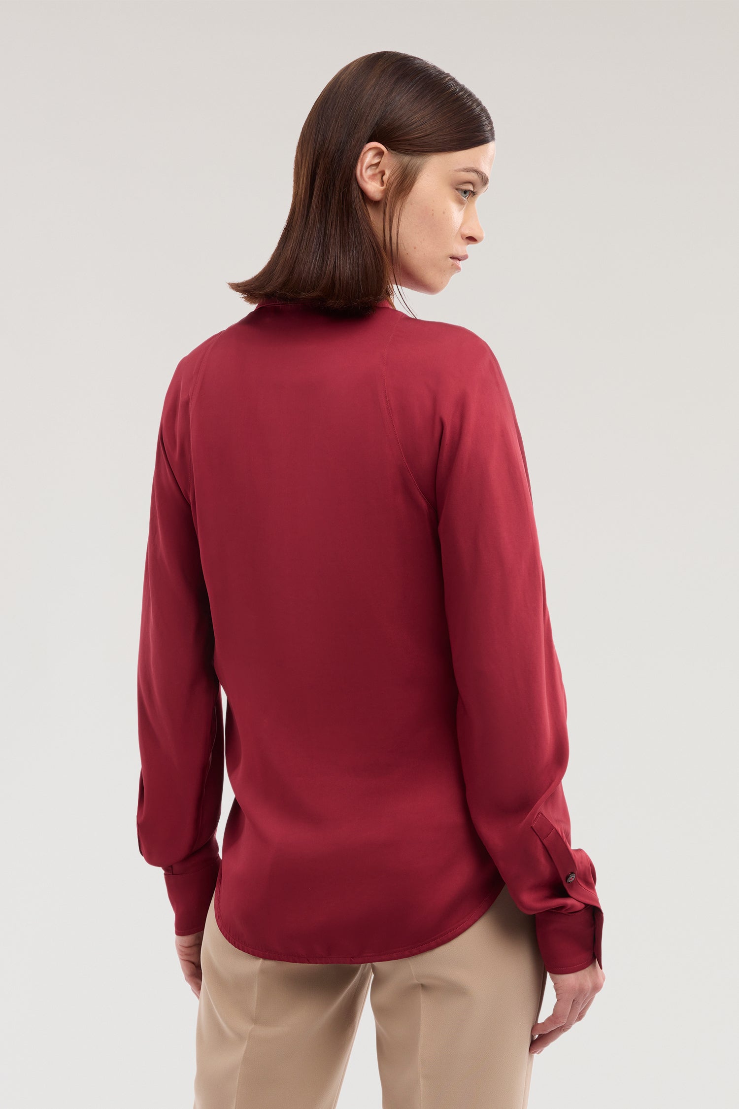 Camicia in twill di viscosa 2|849ea0ded49b46229736fb1448efb9949af3e5d20ef0a62fb2fc09eb7b966e31