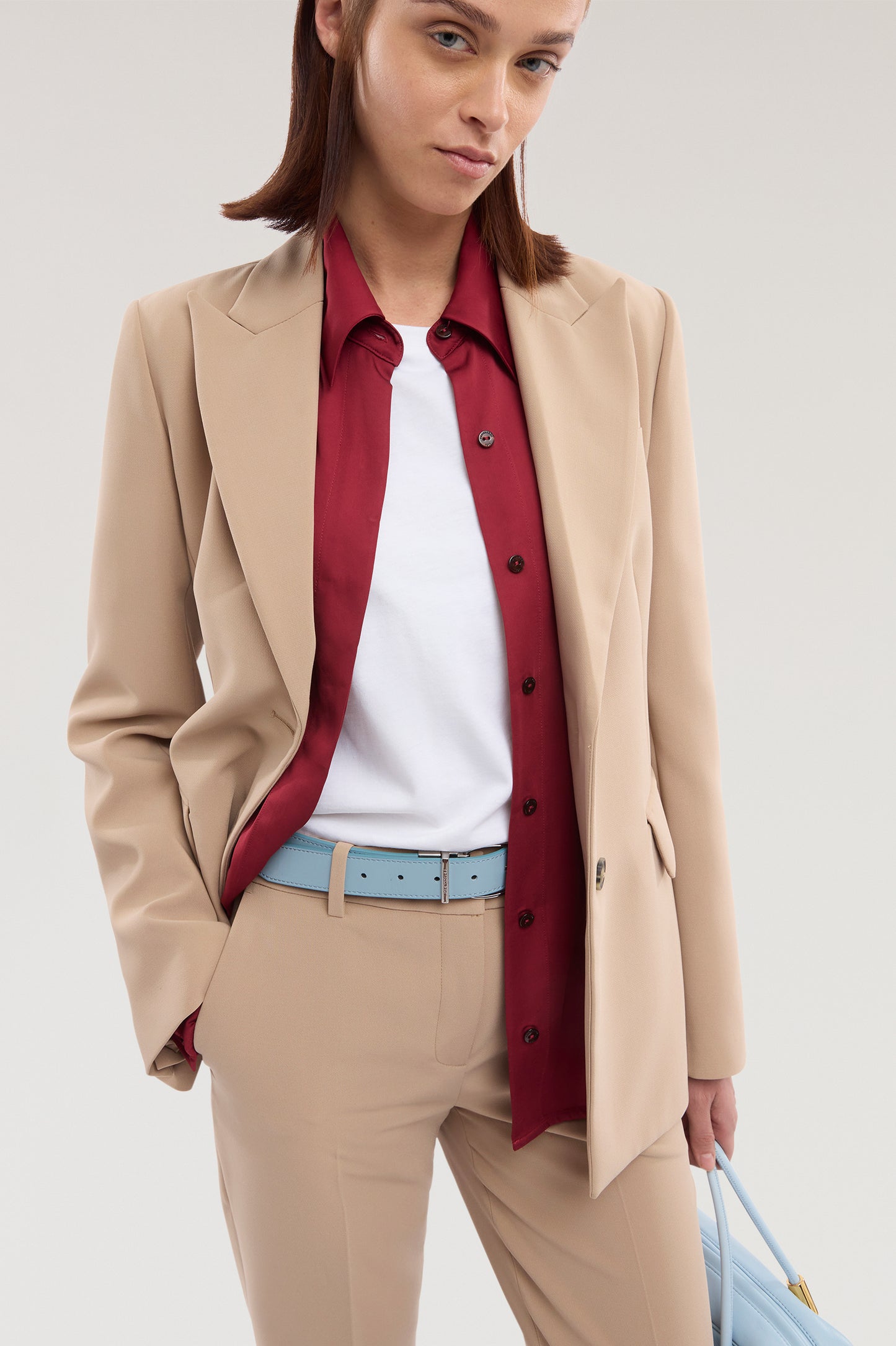 Camicia in twill di viscosa 4|7a95d8a1e19e0d4b7d6b426dff47581f8701dcaff2959db1b4c811da6cc20d38