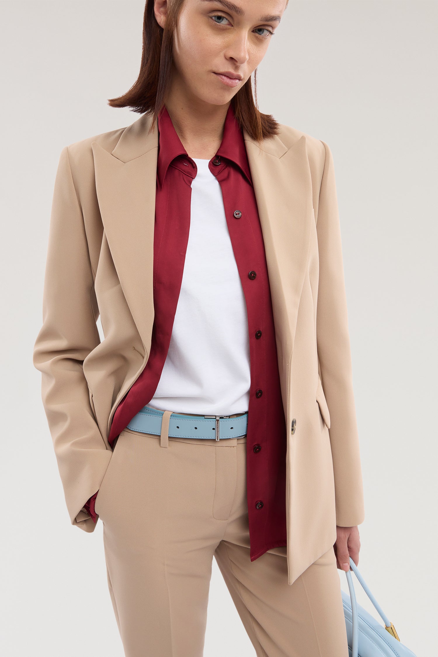 Camicia in twill di viscosa 4|7a95d8a1e19e0d4b7d6b426dff47581f8701dcaff2959db1b4c811da6cc20d38