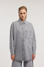 Camicia denim con applicazione sul retro 1