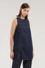 Top lungo con spacco in denim 1