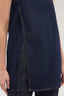 Top lungo con spacco in denim 3