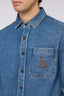 Camicia relaxed fit in denim con ricamo Gentle Society 4