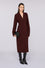 Wrap dress with buckles