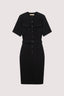 Abito con tasche applicate in cady 5