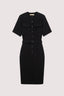 Abito con tasche applicate in cady 5