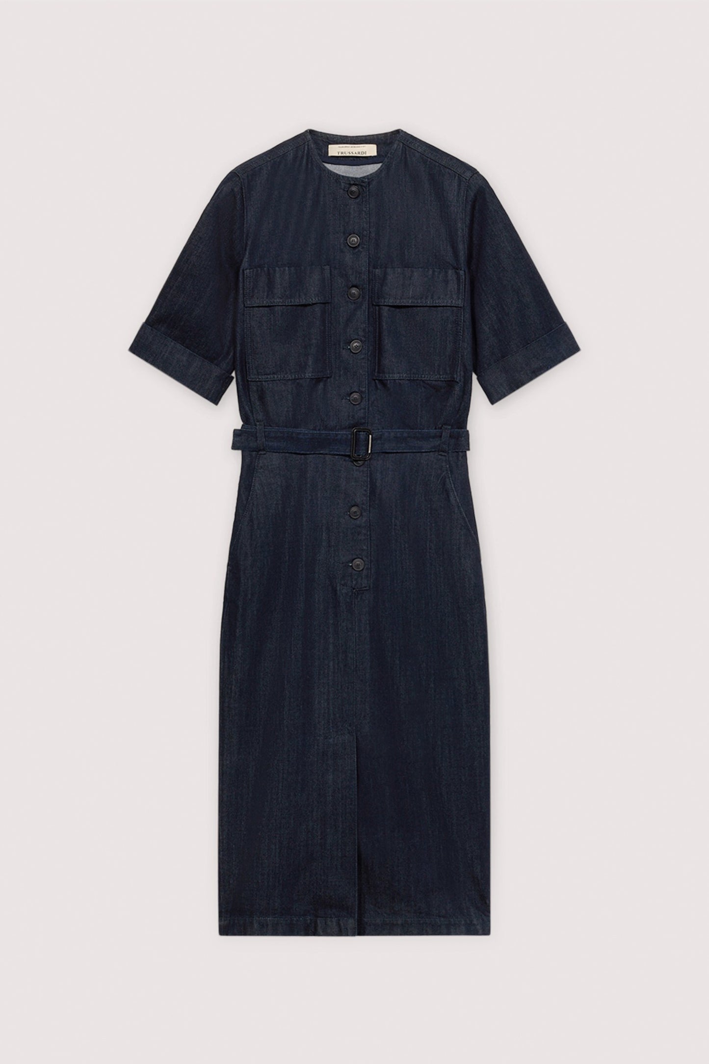 Abito con tasche applicate in denim 5|25c9c73bb852ce68f5a8663fbd06722a9301c6dc19ce1814160f5350ce63cc6f