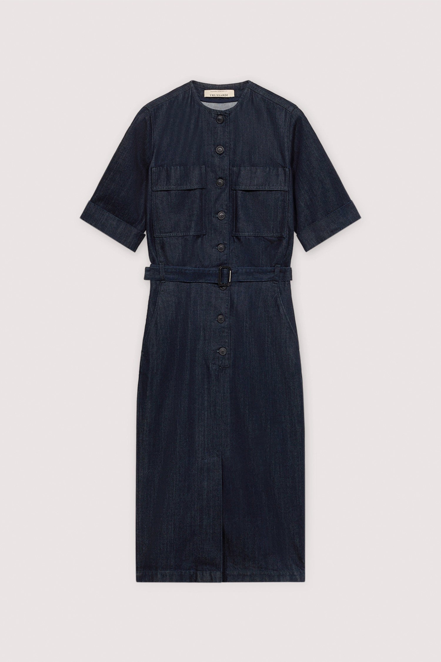 Abito con tasche applicate in denim 5|25c9c73bb852ce68f5a8663fbd06722a9301c6dc19ce1814160f5350ce63cc6f