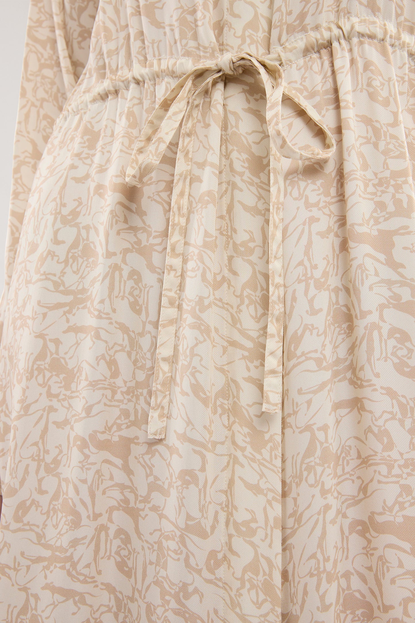 Abito chemisier con stampa in twill di viscosa 3|67104339792a15c4aca93b2ad7208fc66382d6eff88fdcf7e79f507e0875d1c5