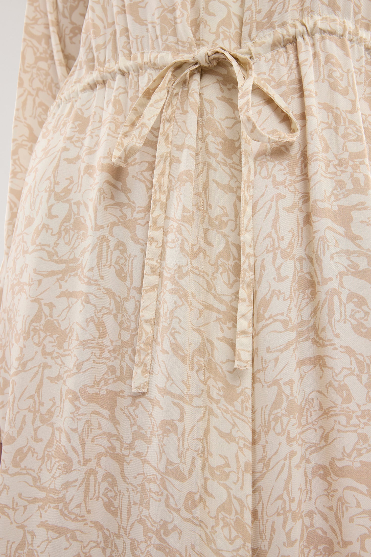 Abito chemisier con stampa in twill di viscosa 3|67104339792a15c4aca93b2ad7208fc66382d6eff88fdcf7e79f507e0875d1c5