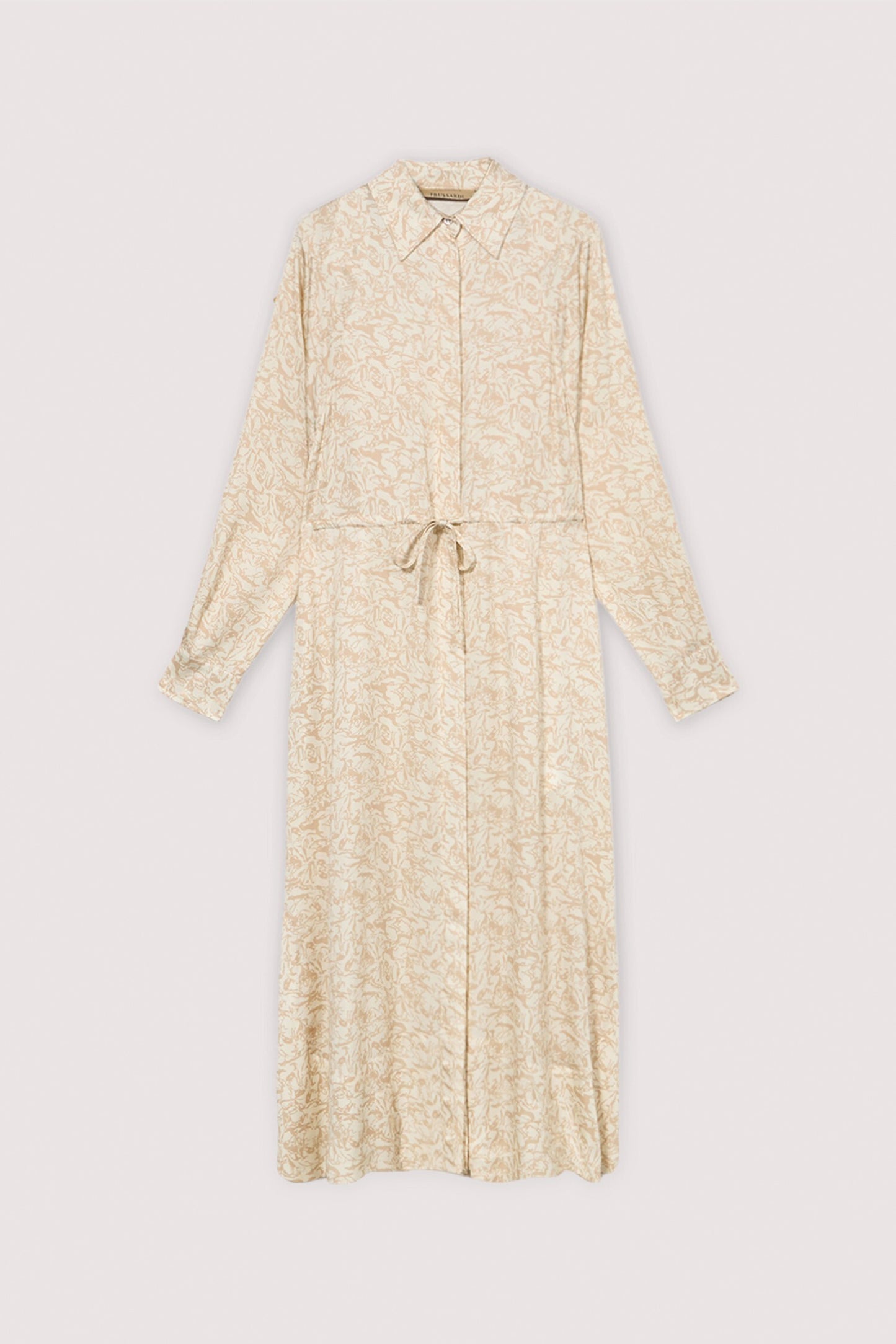 Abito chemisier con stampa in twill di viscosa 5|50c3f6c60b8553494df7c83905f7afa77309b1a014984fde553f6ea88173058f