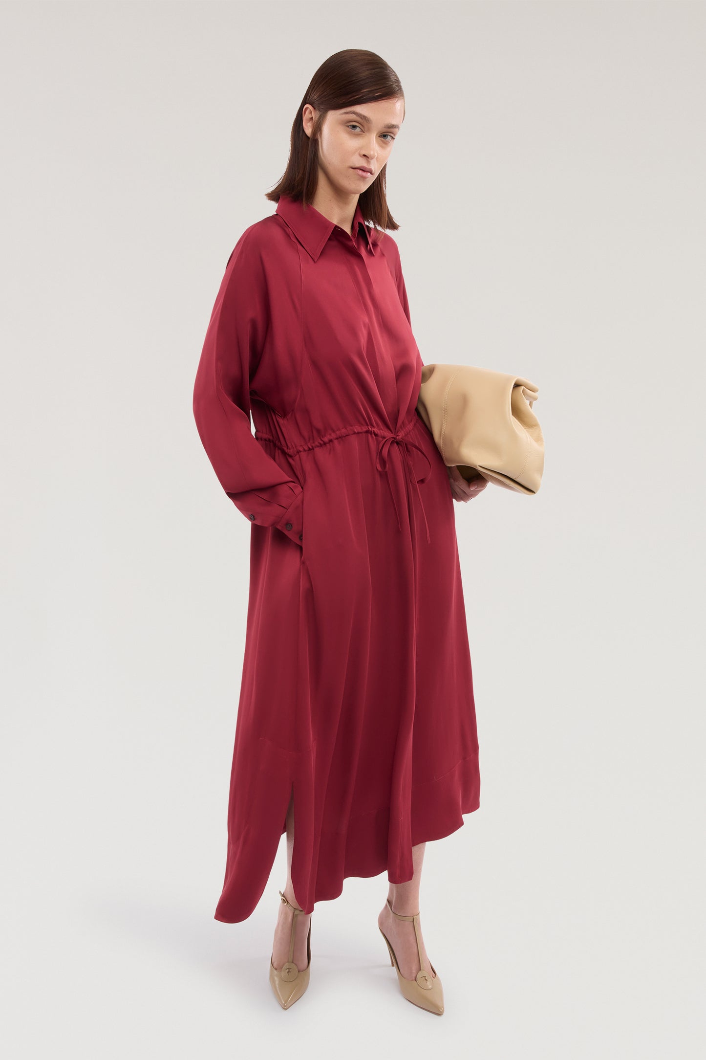 Abito chemisier in twill di viscosa 1|96669501b643886209c48b169c97fe47e6fdbb301c5fc7c0c74e526fa571559f