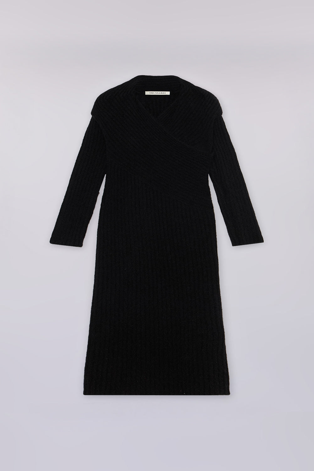 Abito in maglia incrociato in misto mohair 5|36c726d1a9a7aac6afd08d3ae78a3f6e7e4ff9a2224182b9145fe641b6d25700