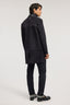 Cappotto in suede con dettagli denim 2
