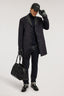 Cappotto in suede con dettagli denim 3