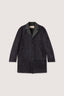 Cappotto in suede con dettagli denim 4