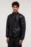 Gesteppte Lederjacke