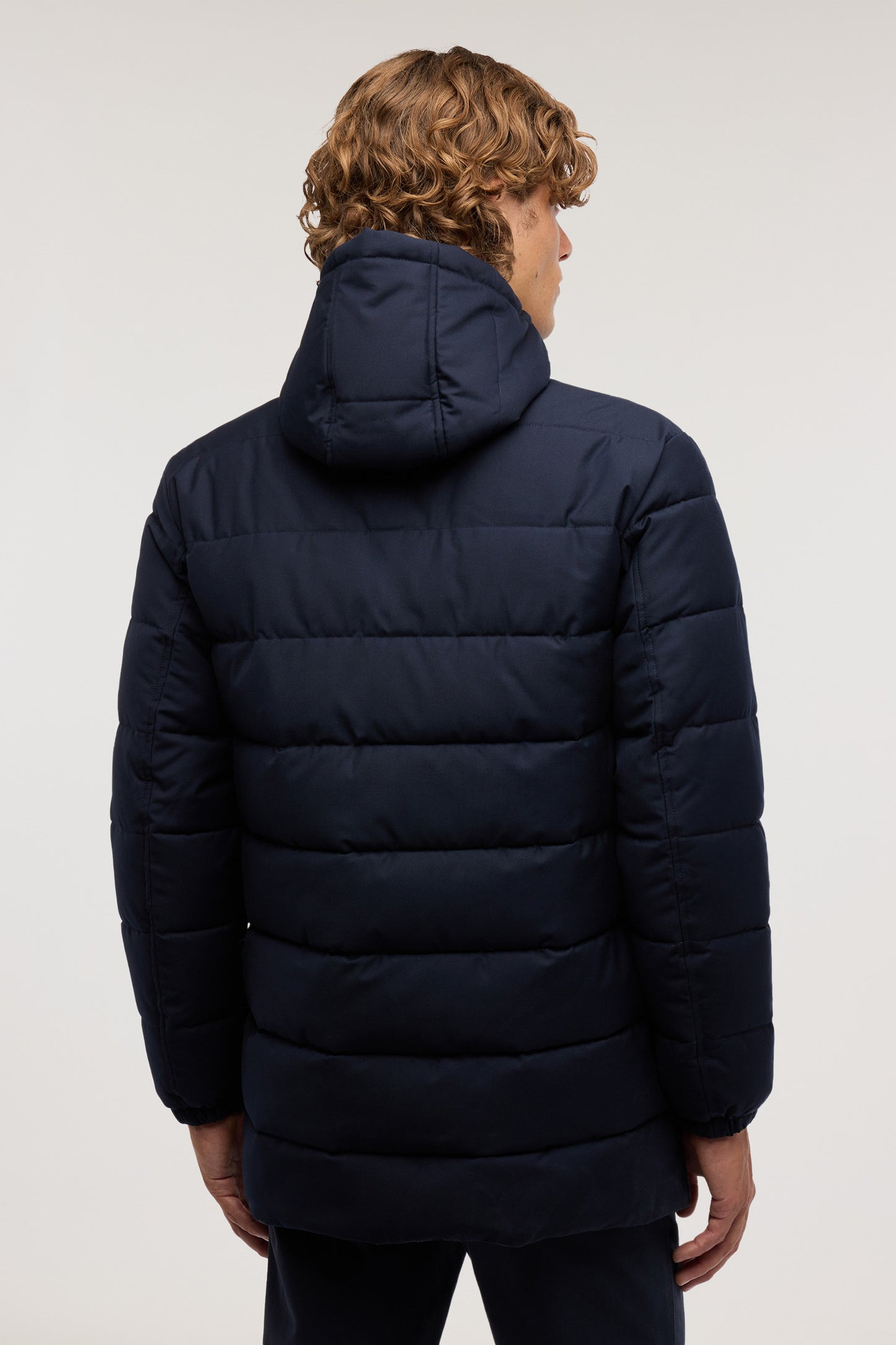 Giaccone imbottito in nylon effetto lana 2|6165283daac1231ab2d74bb4ddfec754b0d769f659c93dbd12295ab5e2dc82cd