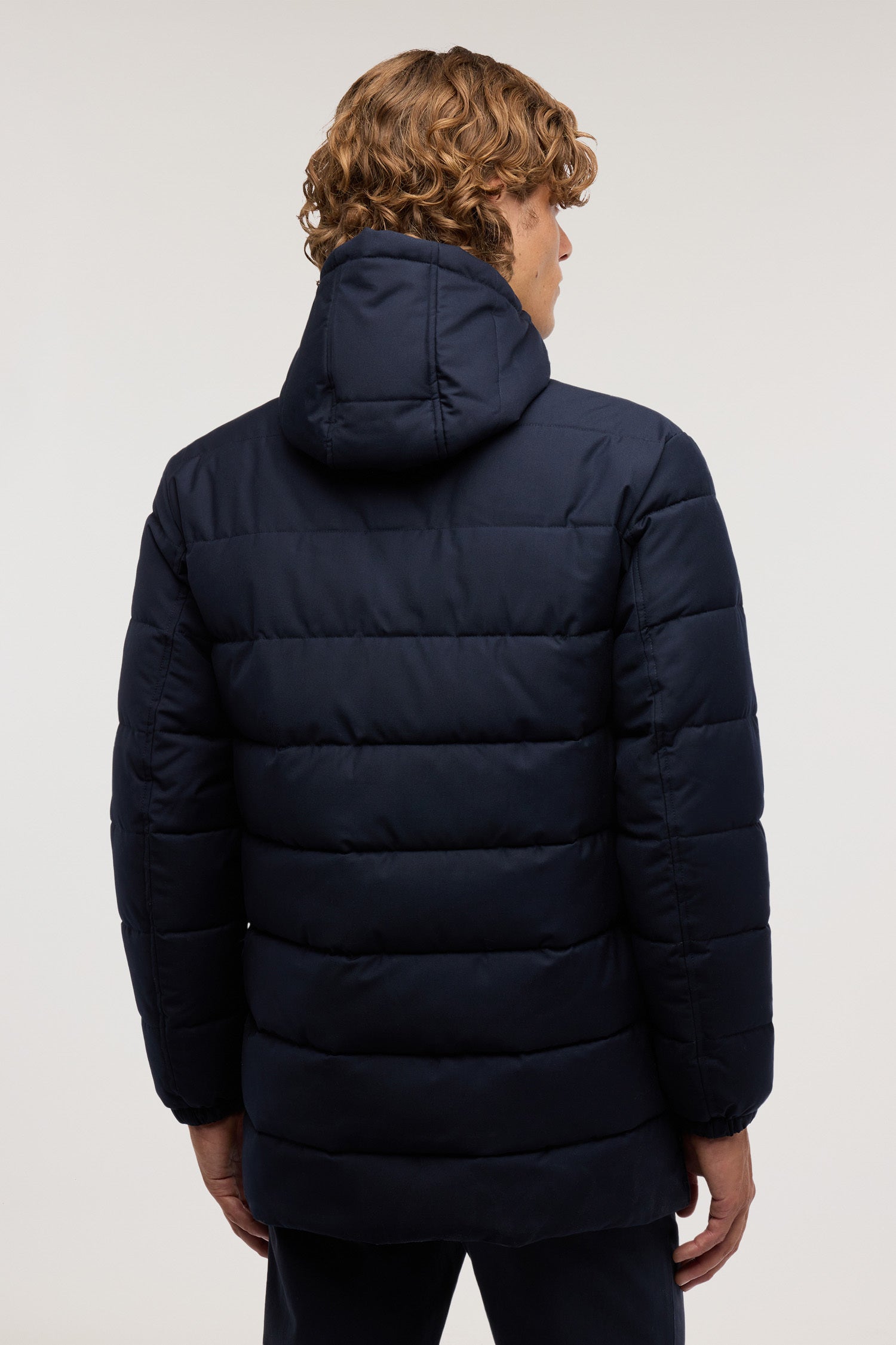 Giaccone imbottito in nylon effetto lana 2|6165283daac1231ab2d74bb4ddfec754b0d769f659c93dbd12295ab5e2dc82cd