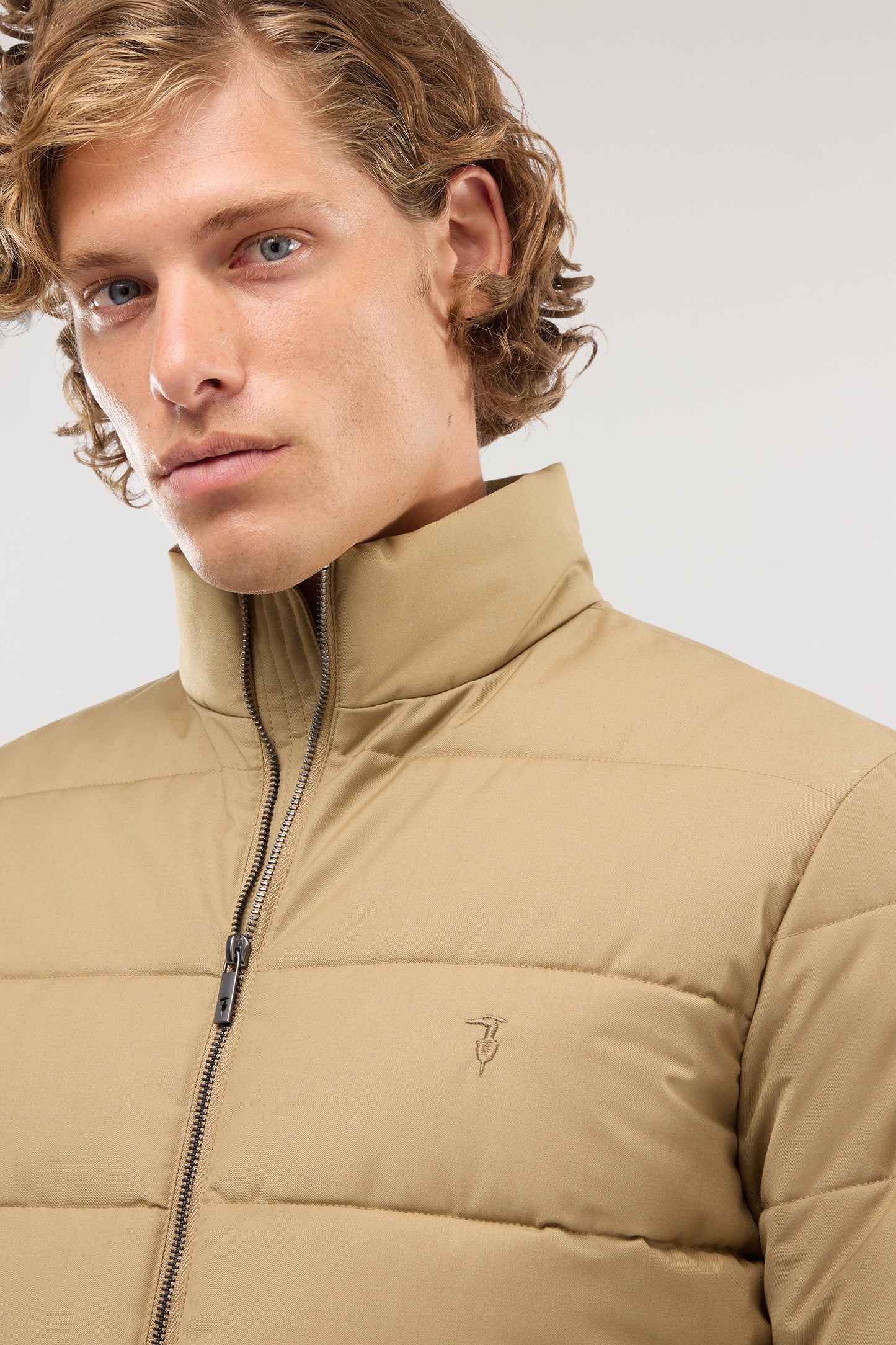 Giubbotto imbottito in nylon effetto laniero 2|2c8cc61c2c2a259026c80246e2cd3cf7d6fa3ded2cd6d5bd8240ff9c45786fc7