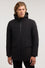 Down jacket with hood