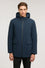 Down jacket with hood